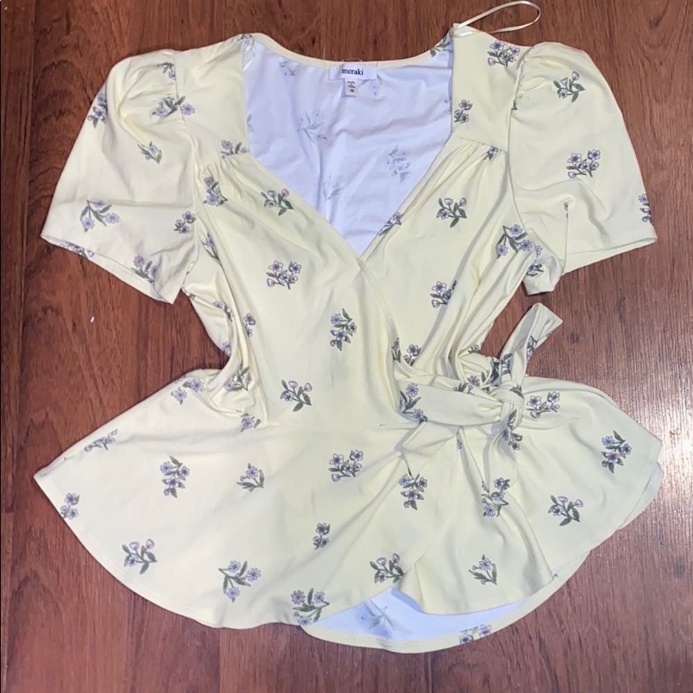 Yellow blouse